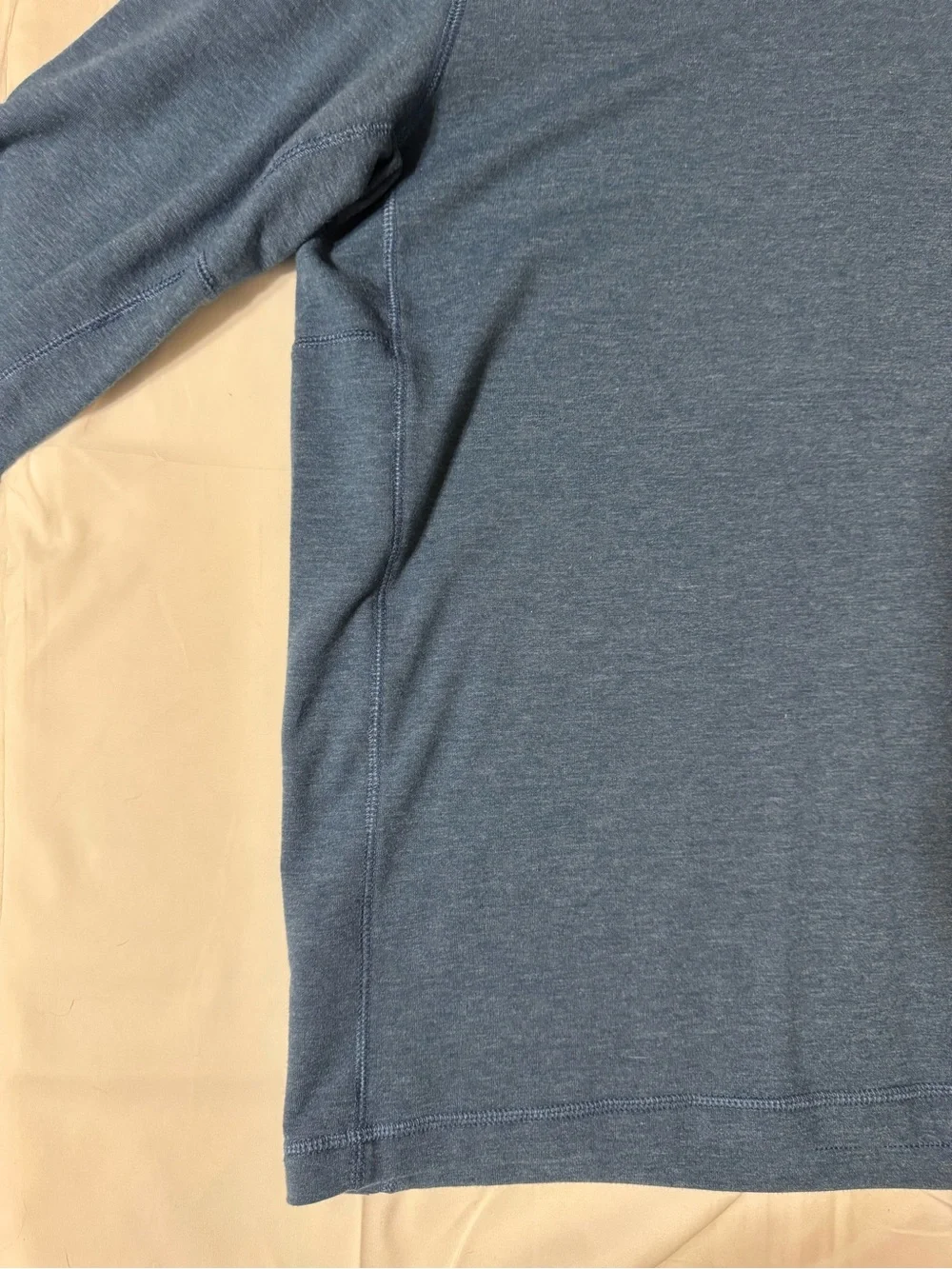 The North Face Men's Heather Slate Blue Crewneck Shirt Medium